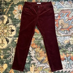 Maroon Corduroy Pants